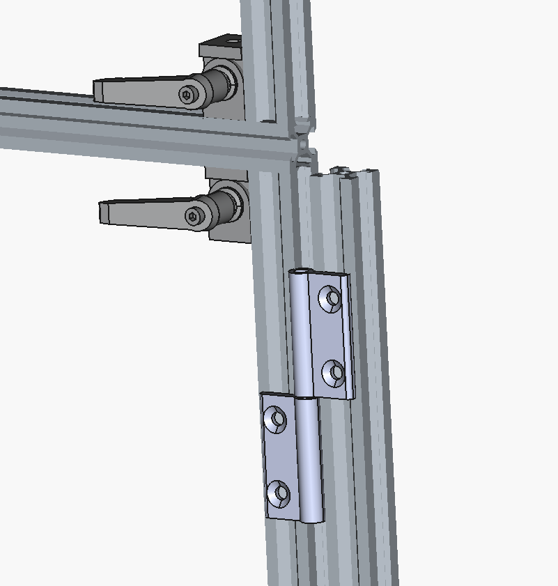 Structure mécanique en profilés aluminium – SolidWorks